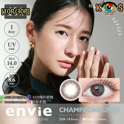 envie 1 Day Champagne Gray アンヴィ ワンデー シャンパングレイ envie 1 Day Champagne Gray アンヴィ ワンデー シャンパングレイ